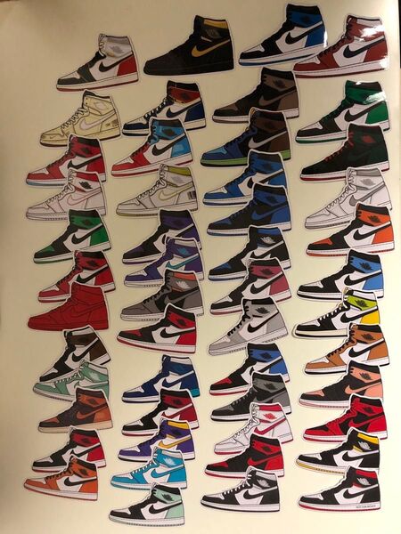エアジョーダン1 AIR JORDAN 初代 シール ステッカー 50枚