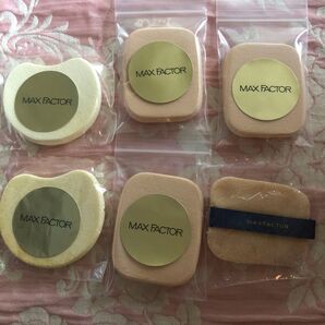 MAX FACTOR メイクスポンジ メイクパフ 6個セット