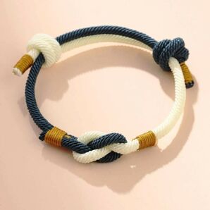 カジュアル ブレスレット 軽量 紐 ブレス ミサンガ風 シンプル お洒落 シンプル 軽量620945