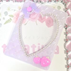 硬質 デコ ケース レジン 色変更可 推し グッズ B8 NO.287