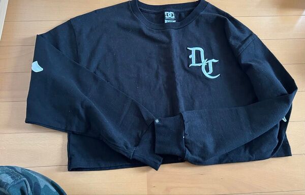 GYDA×DC BACK DCSCロゴショートロングTシャツ