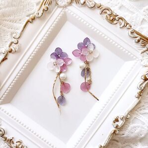 紫陽花×ウェーブ