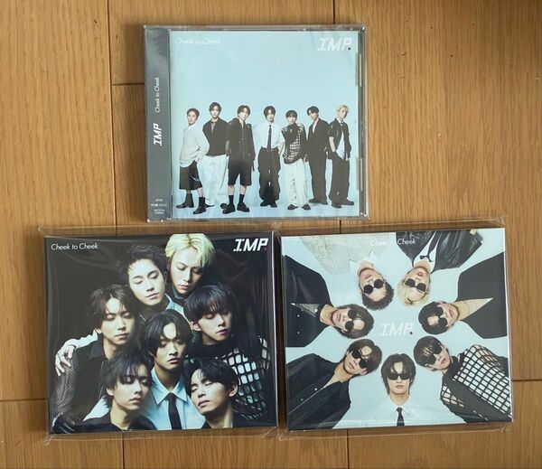 新品未開封【24h以内発送】IMP. Cheek to Cheek 初回生産限定盤A/B/通常盤CD3形態 特典なしアイエムピー