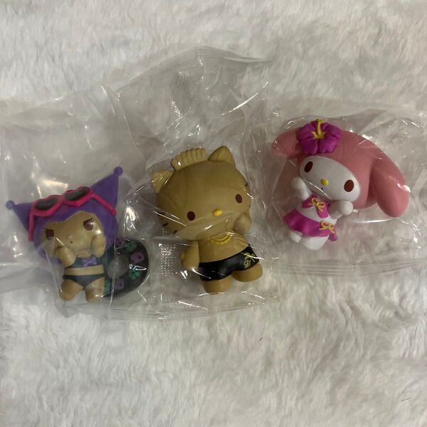 サンリオ ハローキティ マイメロディ クロミ フィギュア 3個セット