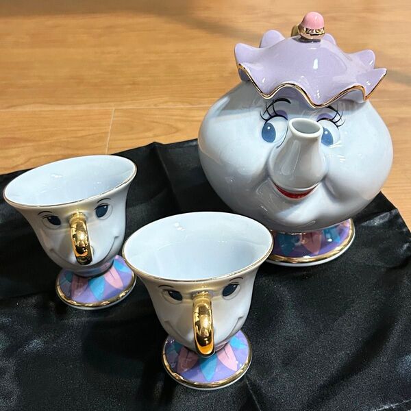 東京ディズニーリゾート 美女と野獣 ポット夫人 チップ ティーセット