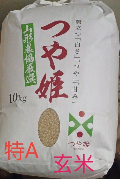特A ランク 山形県 つや姫 10kg 玄米 令和6年産 冷蔵保管 全国送料無料