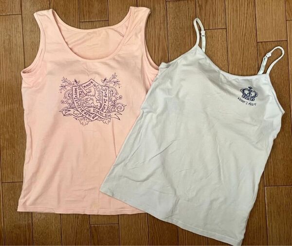 カップ付き タンクトップ キャミソール ヨガ L