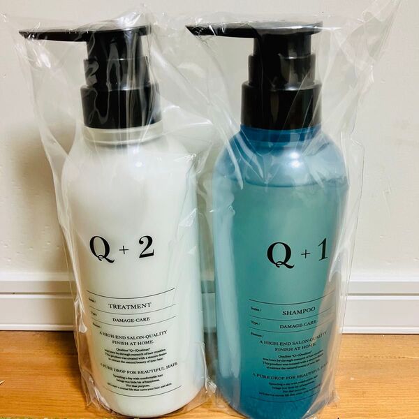 Q+1 シャンプー Q+2 トリートメント 2点セット 未使用 クオリタス ダメージケア