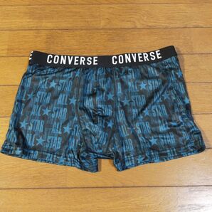 CONVERSE ボクサーパンツ ALL STAR柄 モスグリーン系