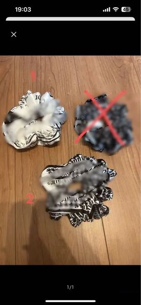 大人気柄のシュシュD