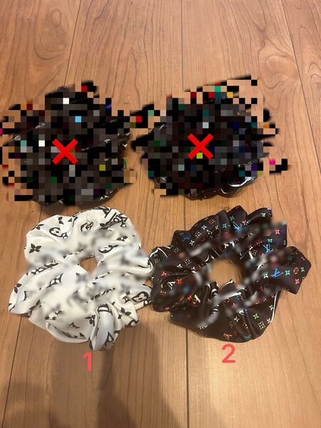 大人気柄のシュシュL 残り2つ
