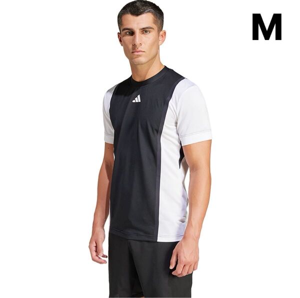 アディダス adidas テニスウェア メンズ フリーリフト RIB Tシャツ パリコレクション IKL88 サイズM