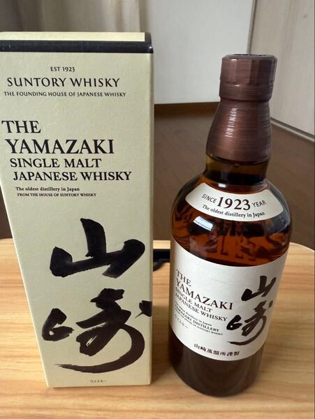 山崎 サントリー シングルモルト ウイスキー 箱付 NV SUNTORY ジャパニーズ シングルモルトウイスキー YAMAZAKI