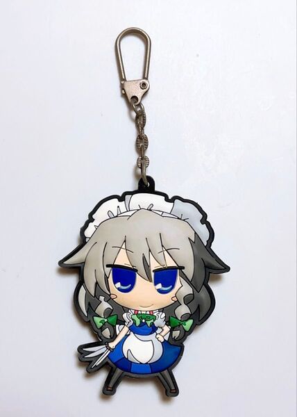 東方project 十六夜咲夜 ラバーキーホルダー