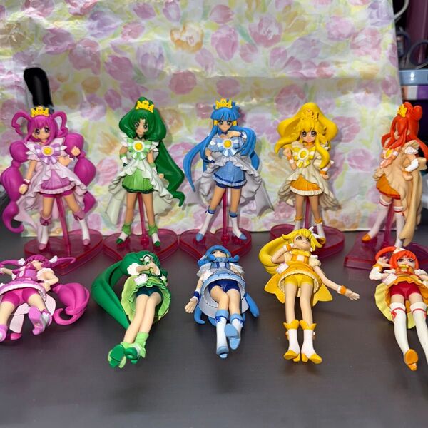スマイルプリキュア キューティーフィギュア 10体まとめ売り 台座なしもあり 中古品