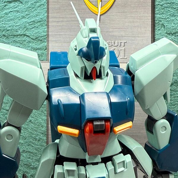 ガンダム逆襲のシャア ガンプラ MG RGZ-91 リ・ガズィ 素組み完成品 バンダイ 赤バンダイ ※破損あり
