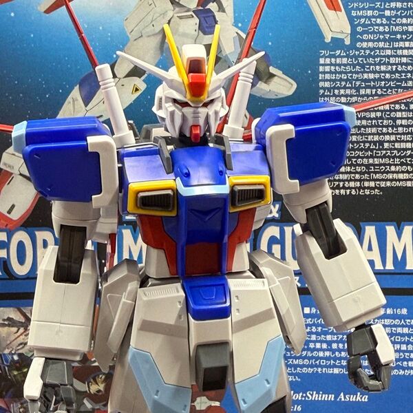 ガンダムSEEDDestiny ガンプラ 1/100 フォースインパルスガンダム 素組み完成品 バンダイ 赤バンダイ