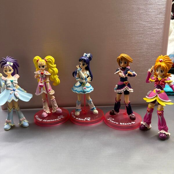 プリキュアキューティーフィギュア ふたりはプリキュアとスプラッシュスター 5種セット売り 中古品