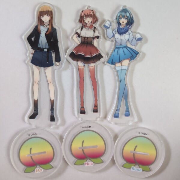 カラフルピーチ アクリルスタンド しまむら のあ えと るな 初期 レア セット