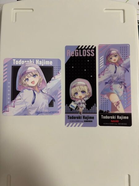 轟はじめ GiGO ReGLOSS クリアしおり コースター ノベルティ