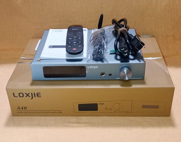 【美品】LOXJIE A40 MA5332MS搭載 ALL IN ONE プリメインアンプ&ヘッドフォンアンプ【送料無料】