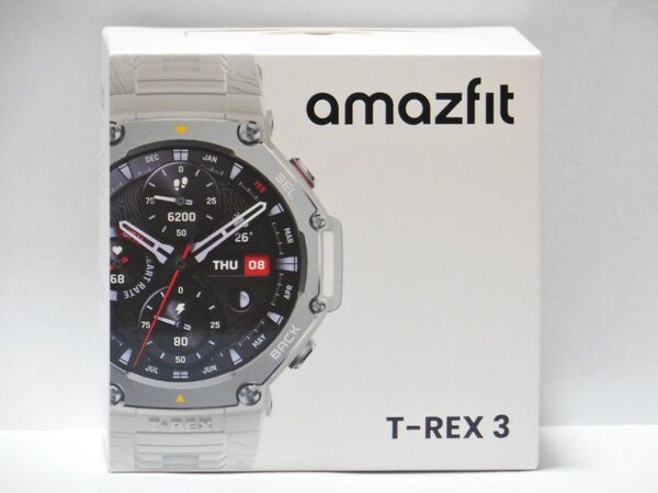■新品未開封■Amazfit タフネススマートウォッチ T-Rex 3 ヘイズグレー 保証有