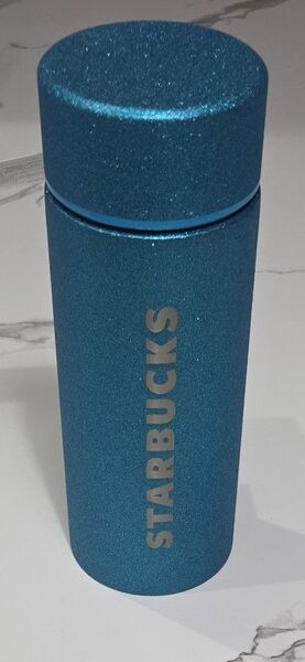 スターバックス グリッター ブルー ステンレスボトル 水筒 青 355ml タンブラー