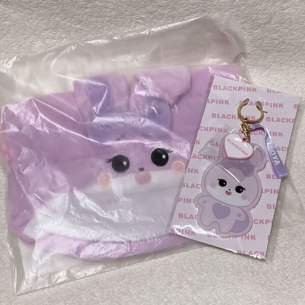 新品 未使用 BLACKPINK JISOO ジス キーホルダー 巾着 セット