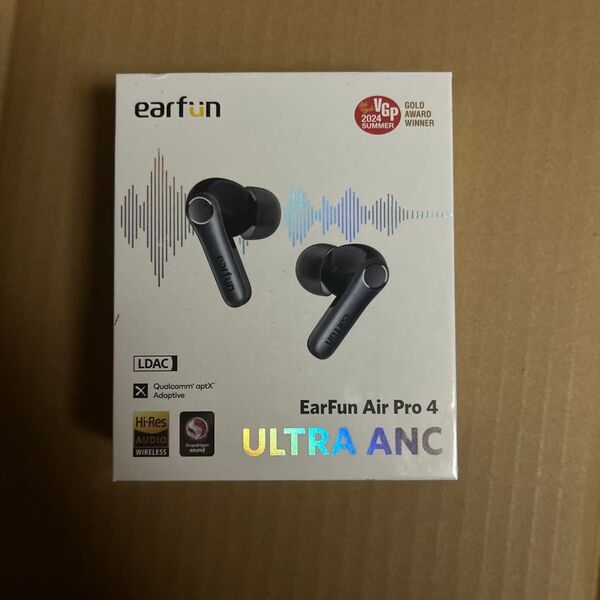 EarFun Air Pro 4 ULTRA ANC ワイヤレスイヤホン ブラック 新品未開封