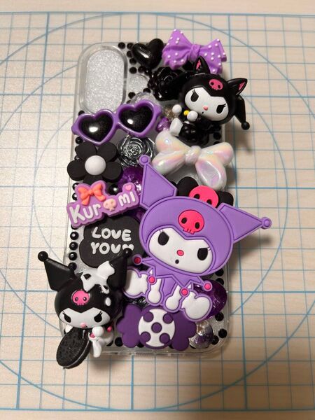 iPhone16 デコ電 iPhoneケース ハンドメイド
