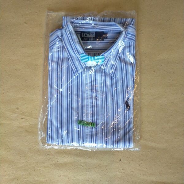 Polo by Ralph Lauren ストライプシャツ ブルー 未使用