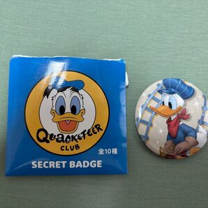 ディズニー ドナルドダック 缶バッジ ドナルド90周年
