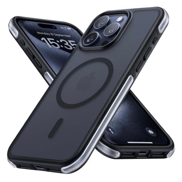 iPhone15ProMaxケース MagSafe対応 強磁 ワイヤレス充電