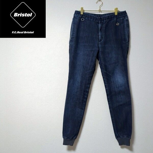 F.C.Real Bristol ベンチレーションデニムジョガーパンツMネイビー エフシーアールビー F.C.R.B SOPH