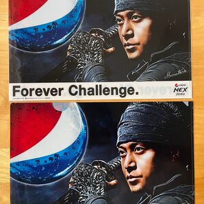 小栗旬クリアファイル pepsi NEX ZERO 2枚セット