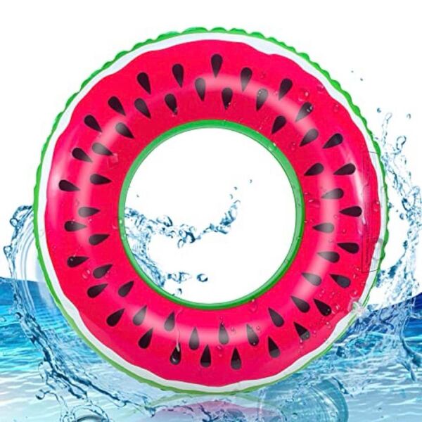 浮き輪 子供用 浮輪 プール 水遊び 厚型 携帯便利 可愛い スイカ