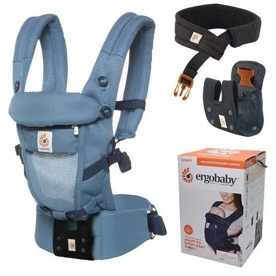 ergobaby エルゴベビー 抱っこ紐 アダプト クールエア メッシュ ベビーキャリア オックスフォードブルー