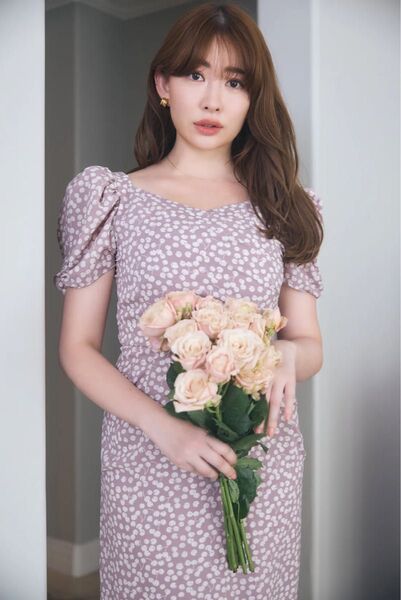 Cherry Pattern Cache-Coeur One-Piece XSサイズ