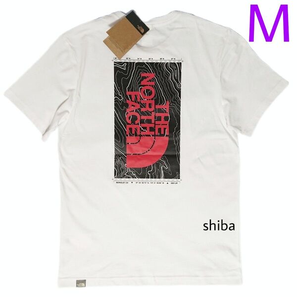 ノースフェイス 半袖 バーティカル TG THE NORTH FACE tシャツ WH 白 黒 ブラック 赤 レッド 海外Mサイズ