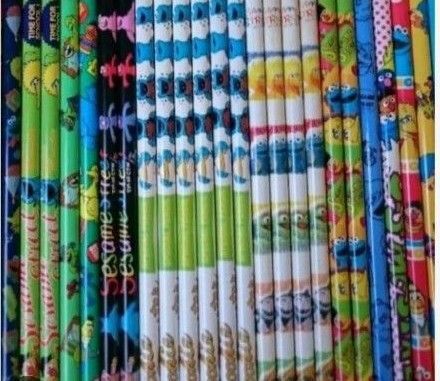 年代物 セサミストリート鉛筆まとめ売り 鉛筆 えんぴつ 昭和レトロ