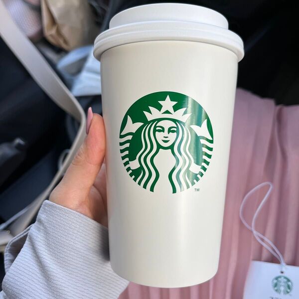 スタバ ステンレスTOGOカップタンブラーマットホワイト 355ml