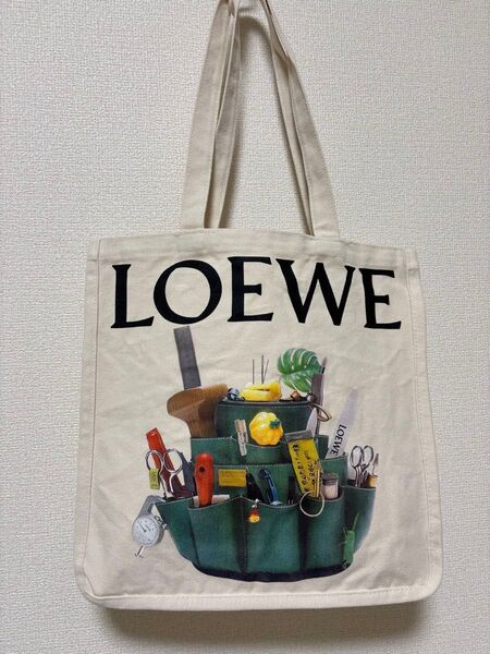 新品 未使用 LOEWE ロエベ トートバッグ ノベルティ クラフテッドワールド展 非売品