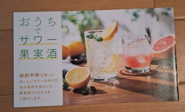 おうちでサワー レシピ パンフレット