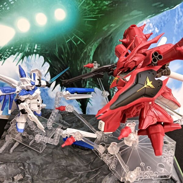 モビルスーツアンサンブル Hi-νガンダム ネクスエッジスタイル ナイチンゲール フィンファンネル セット