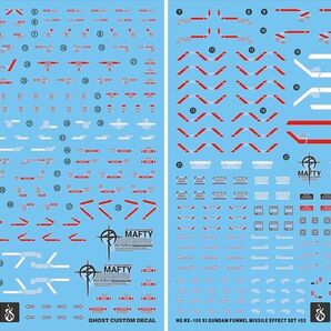 HGUC クスィーガンダム Ξガンダム 用水転写デカールVer.GHOST