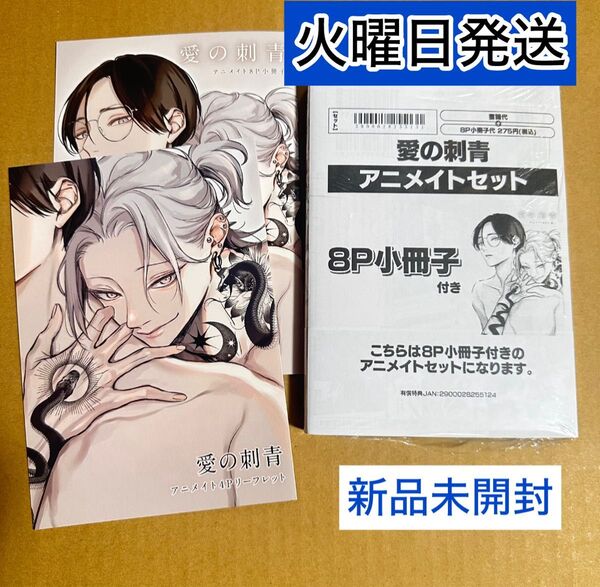 愛の刺青(新品未開封)赤色マッシュ アニメイト限定セット《アニメイト有償特典8P小冊子・4Pリーフレット》付き【火曜日発送】