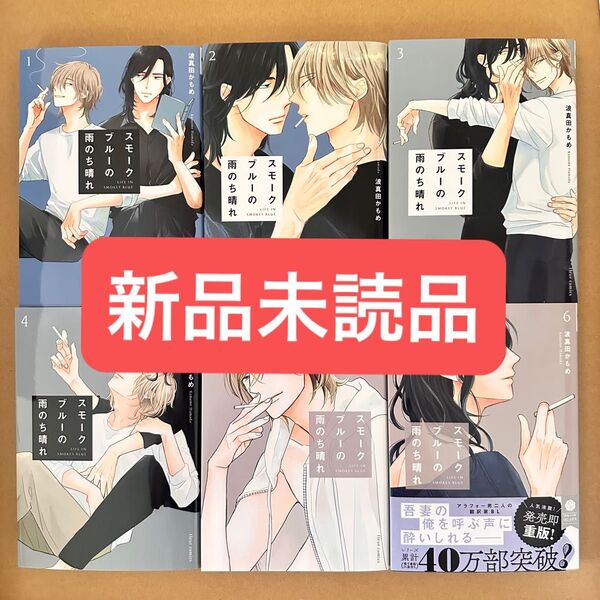 ★新品未読品★ スモークブルーの雨のち晴れ 既刊全巻《1巻〜6巻》波真田かもめ