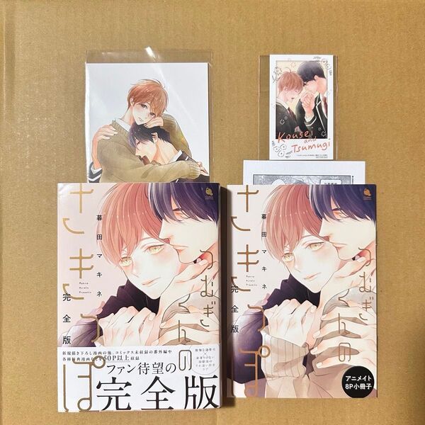 つむぎくんのさきっぽ完全版 アニメイト限定セット《小冊子・ペーパー》チルシェフェアチェキ風&イラストカード付き 暮田マキネ