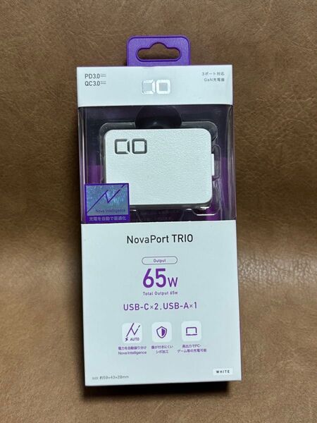 NovaPort TRIO 65W2C1A ホワイト