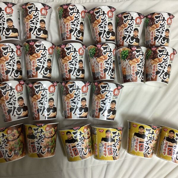 新みそきん16個 新みそきんメシ6個 22個セット HIKAKIN PREMIUM 濃厚味噌 カップラーメン 日清食品 ヒカキン